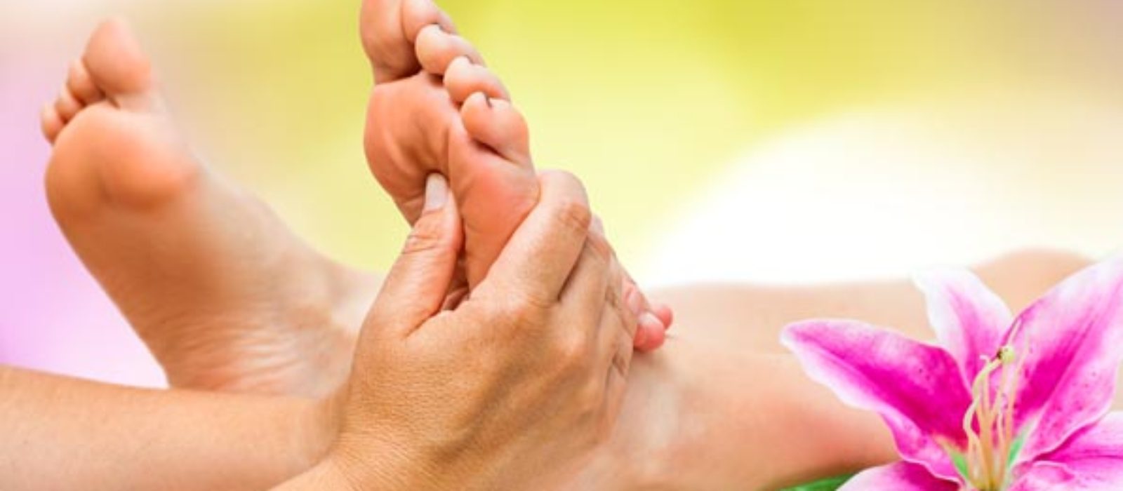 Spa Therapist Doing Foot Massage